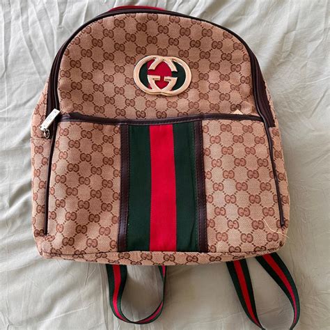 gucci second hand backpack|gucci backpack cost.